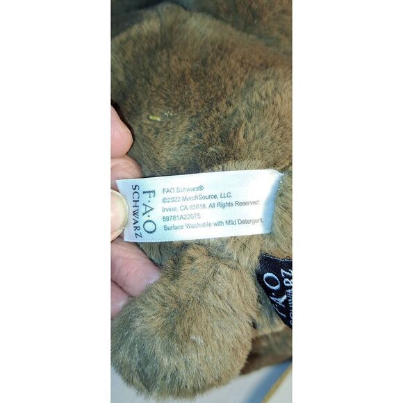 FAO SCHWARZ SOFT 160TH ANNIVERSARY EDITION TEDDY BEAR - Picture 8 of 8